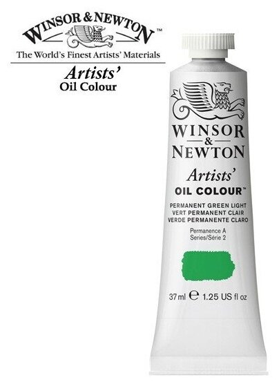 Масляные Winsor&Newton Краски масляные Winsor&Newton ARTISTS' 37мл, зеленый устойчивый светлый