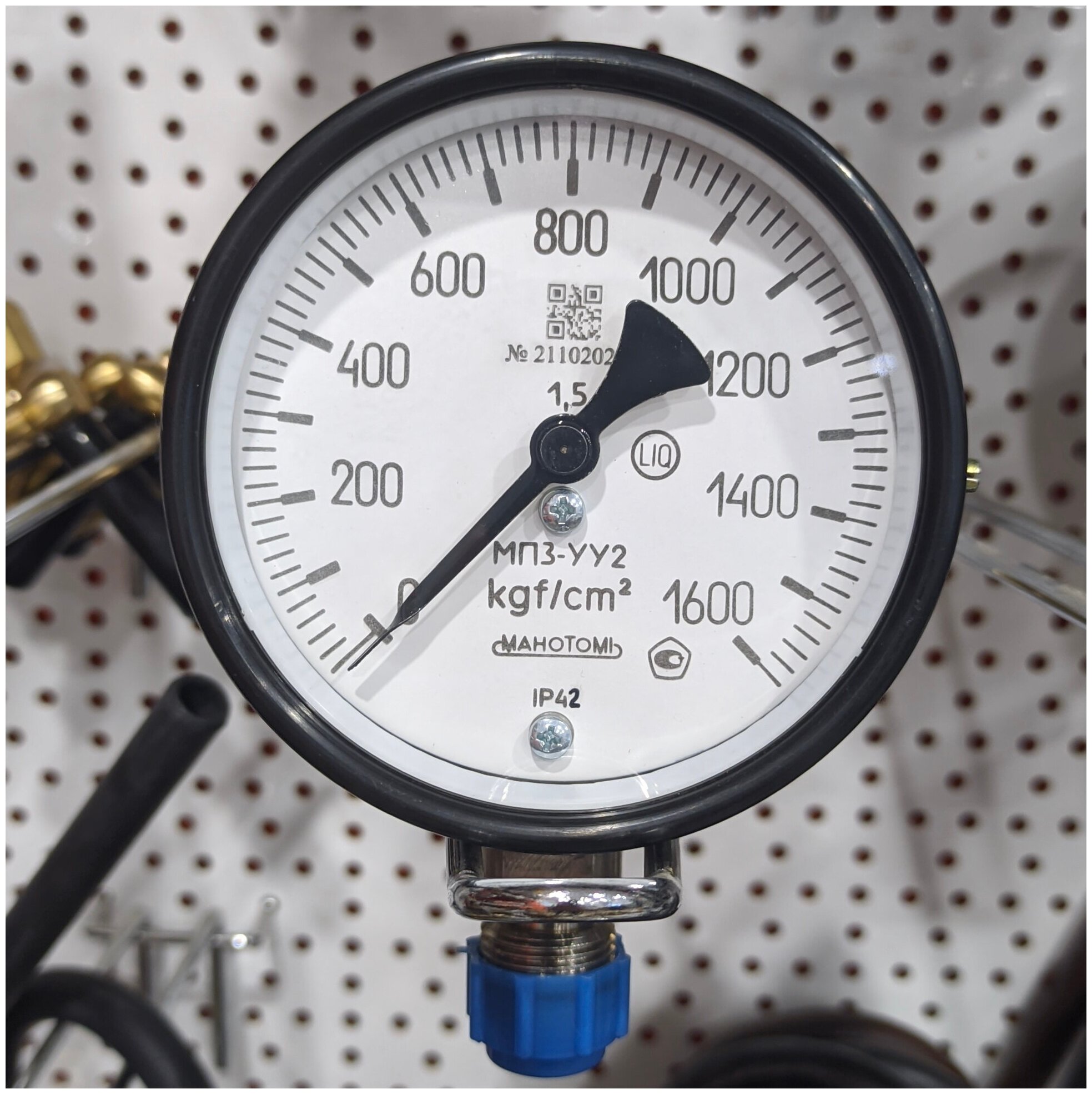 МП3-УУ2 - 1600 кгс/см2 (160 МПа 1600 бар) IP42 М20х15 манометр технический