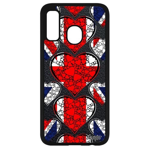 фото Новый чехол для мобильного // samsung galaxy a40 // "флаг английский с сердцем" любовь государственный, utaupia, цветной