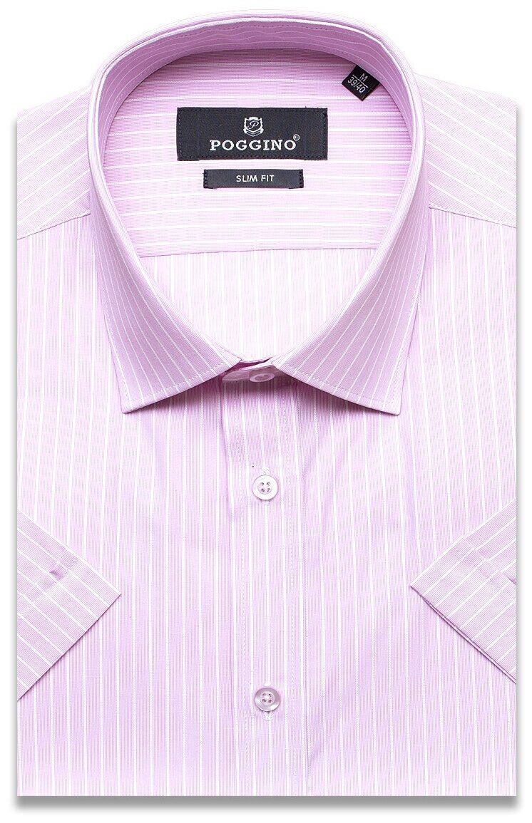 Рубашка Poggino 7001-34 цвет розовый