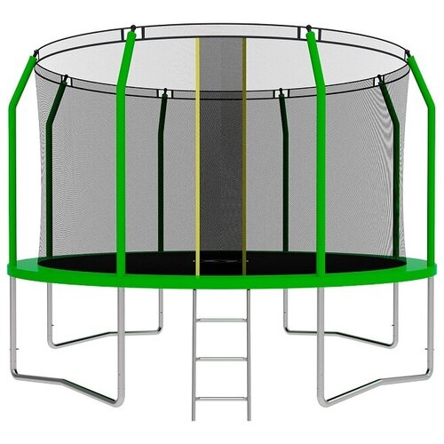 фото Батут swollen comfort 12 футов (зеленый) с внутренней сеткой