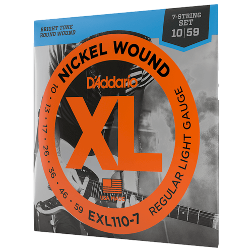 Набор струн D'Addario EXL110-7, 1 уп. струны d addario exl110