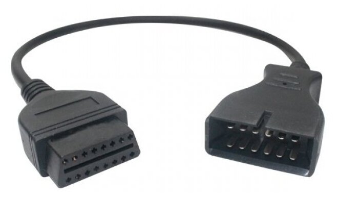 Переходник GM 12 Pin - OBD 2 16 Pin для ВАЗ и Daewoo