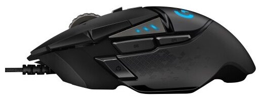 Периферийные устройства Logitech Мышь проводная Logitech G502 HERO High Performance Gaming + встроенный кабель (2.1м) черный