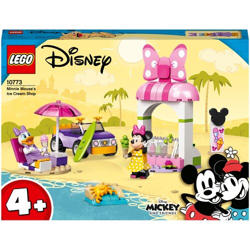 Конструктор LEGO Mickey & Friends 10773 Магазин мороженого Минни, 100 дет. конструктор магазин мороженого минни