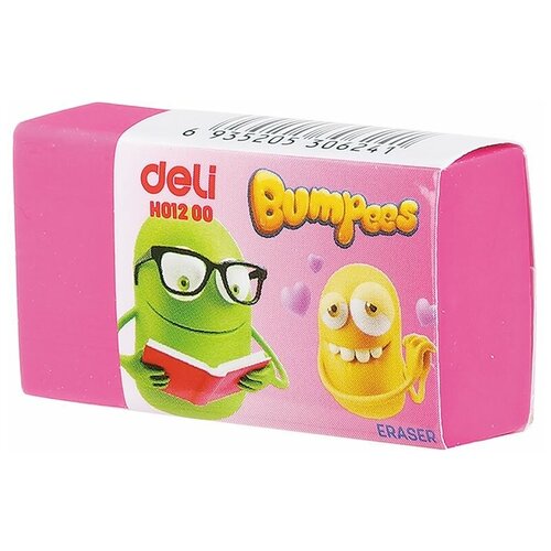 Ластик Deli EH01200 Bumpees 40х22х12мм ассорти