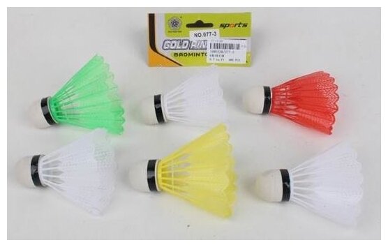 фото Shenzhen toys Набор цветных воланчиков (6шт) в пакете