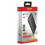 Power bank Ipipoo LP-26 10000mAh QC 3.0, черный - изображение