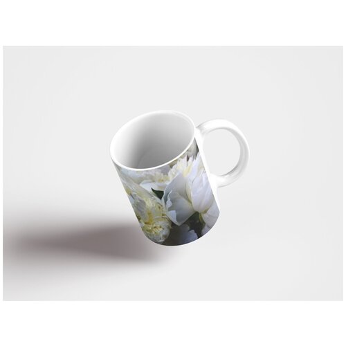 фото Кружка "цветок, природа, летом 320 мл. белая" lotsprints