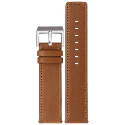 Ремешок Stailer, фактура гладкая, матовая, размер 20/20 M, светло-коричневый