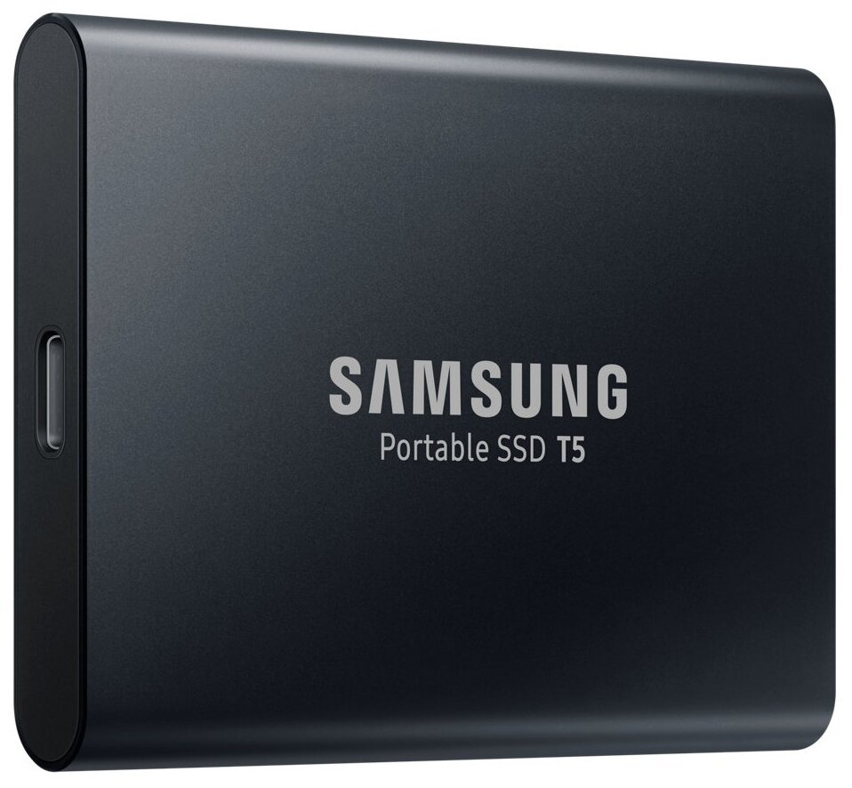 2 ТБ Внешний портативный твердотельный SSD накопитель Samsung T5 (MU-PA2T0B/WW) USB 3.1, черный