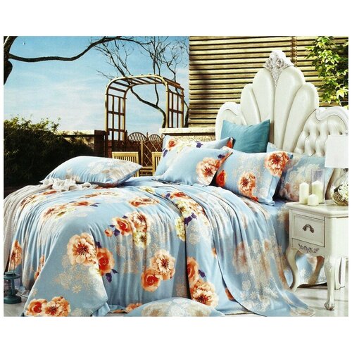 фото Постельное белье famille tp-20 (тенсел) / 2 спальный