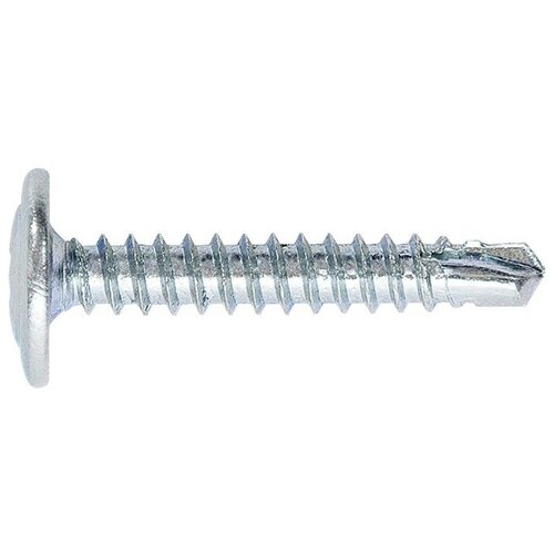 Саморез прессшайба остр., 4,2 х 75, PH №2, наконечник сверло, оц, уп. 3000 шт//шурупь