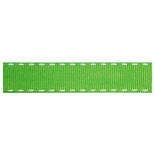 Лента репсовая SAFISA с прострочкой, 10 мм, 25 м, цвет 62, зеленый лента репсовая safisa с прострочкой 10 мм 25 м цвет 32 желтый