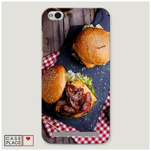 фото Чехол пластиковый xiaomi redmi 5a бургеры 9 case place