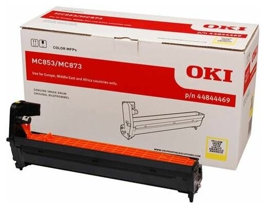 Фотобарабан OKI 44844469 желтый для MC853/MC873/MC883 30000стр.