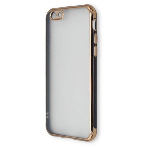 фото Чехол luxury gold для apple iphone 6/6s черный ycase