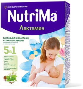 Фото Напиток молочный Nutrima Лактамил для кормящих мам 350 г