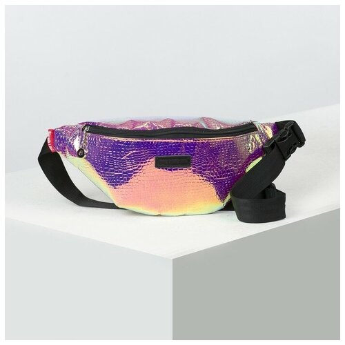 фото Сумка поясная, отдел на молнии, цвет розовый mikimarket