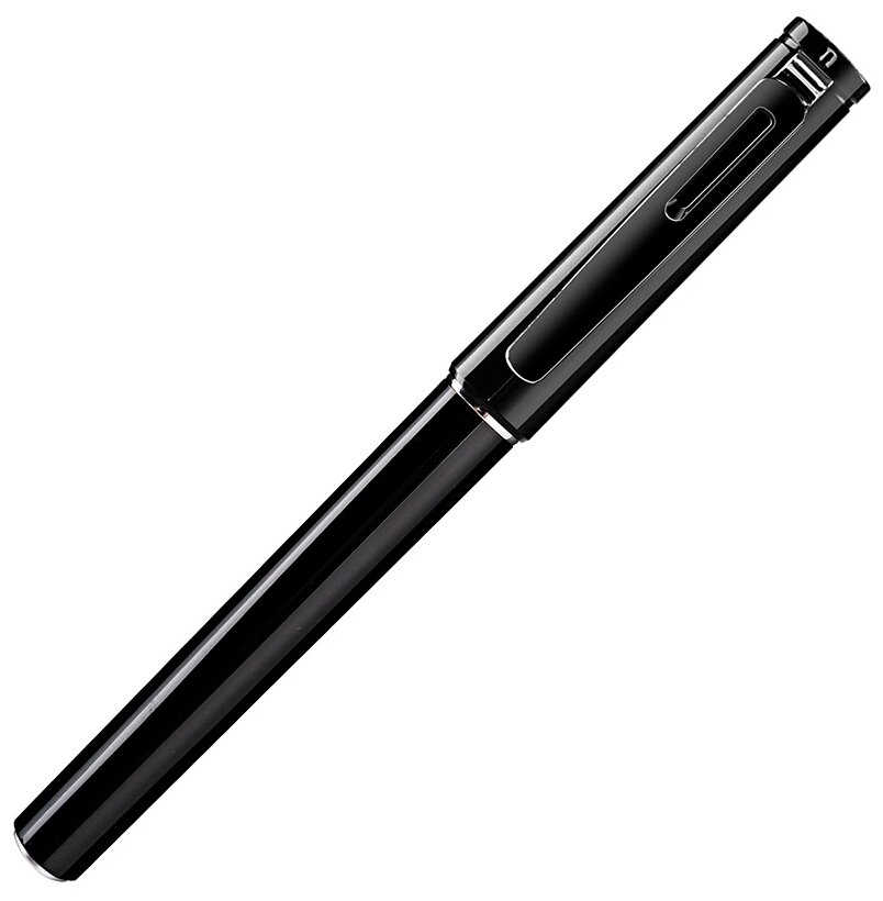 Ручка шариковая Deli S87BLACK 0.5мм черный черные чернила - фото №2