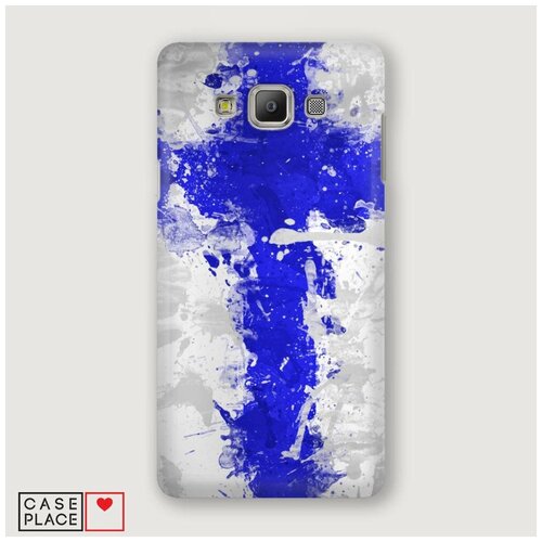 фото Чехол пластиковый samsung galaxy a7 флаг финляндии 2 case place