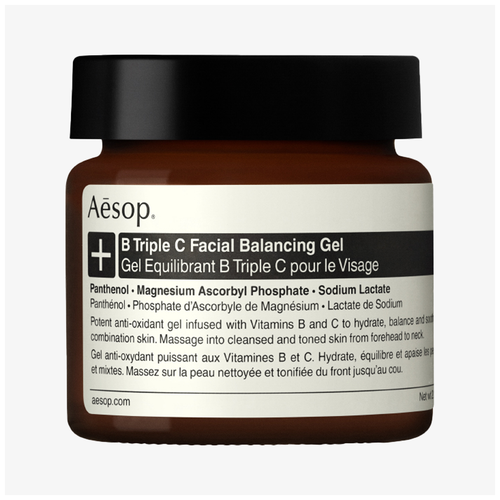 фото Aesop b triple c facial balancing gel 60 ml балансирующий гель для лица