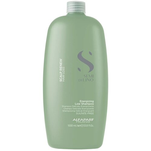 набор alfaparf milano scalp renew hair loss шампунь 250 мл лосьон 24 х 10 мл Alfaparf Milano шампунь Semi Di Lino Scalp Renew Hair Loss Energizing Low энергетический против выпадения волос, 1000 мл