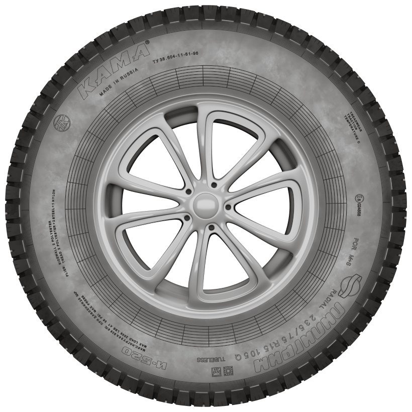 Автошина КАМА 235/75R15 И-520 пилигрим 105Q TL