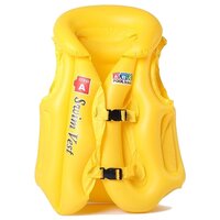 Детский надувной спасательный жилет Swim vest, размер А (L) желтый