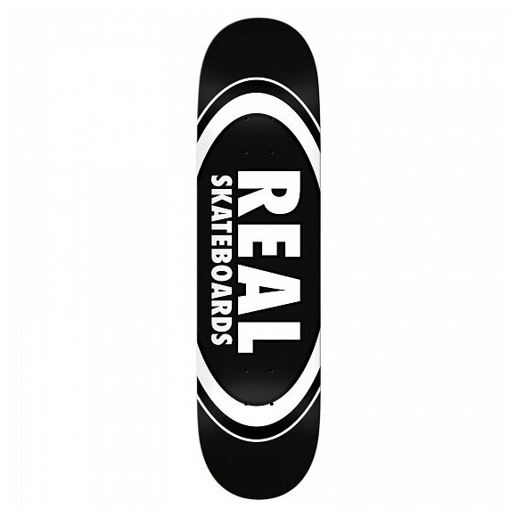 Дека скейтборд Real Skateboards Team Classic Oval BLACK