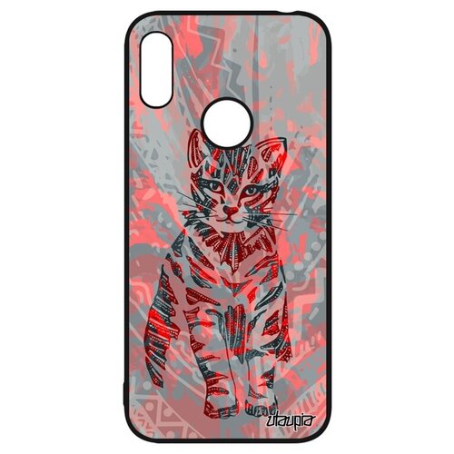 фото Красивый чехол на телефон // huawei y6 2019 // "кот" cat дизайн, utaupia, розовый