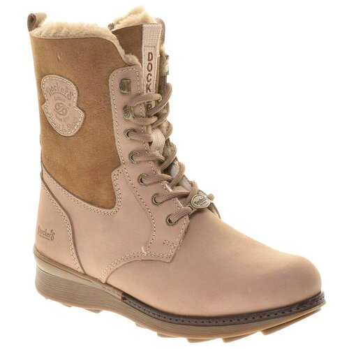 фото Ботинки dockers женские зимние, размер 40, цвет бежевый, артикул 25276