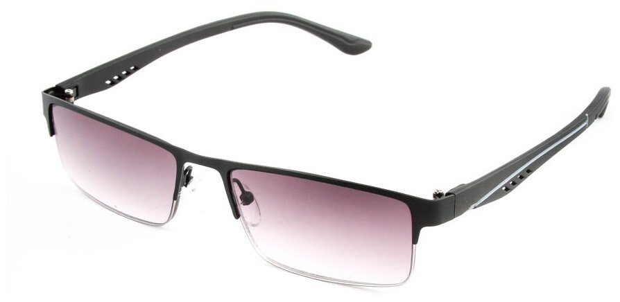 Готовые очки для зрения черные с диоптриями -3.75 футляр