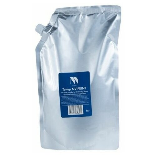 Тонер NV Print Premium универсальный пакет 1 кг, черный (NV-S/X-UNIV-PR-1KG-BAG) тонер nv print tn nv 1005 pr 10kg 10000 стр черный