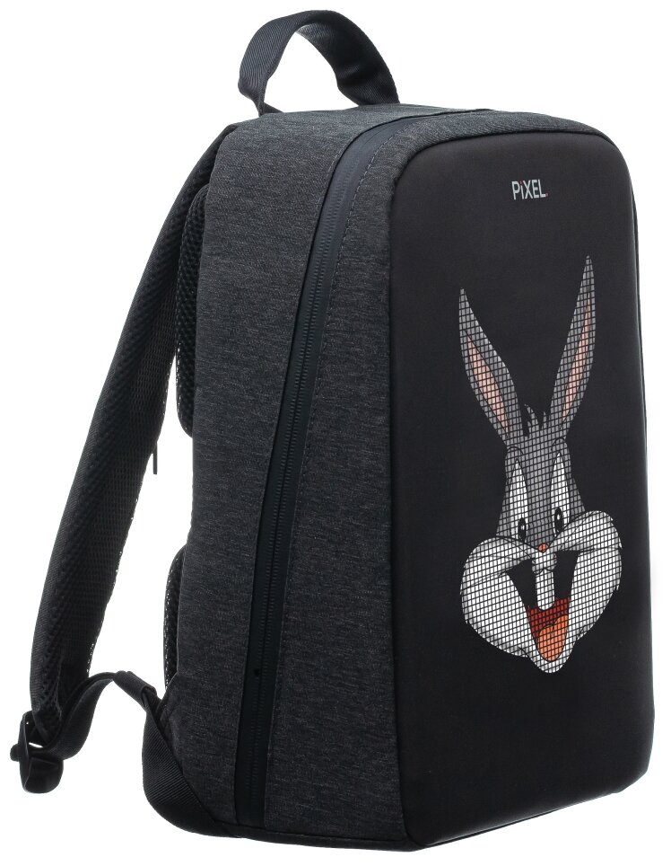 Рюкзак с LED-дисплеем Pixel Plus - Grafit (серый)
