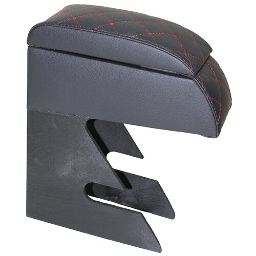 Подлокотник для автомобилей ВАЗ 2108, 2109, 21099, 2113, 2114, 2115 / красный ромб, искусст. кожа - BarBoss АРТ 85155092