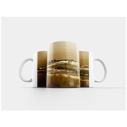 фото Кружка "воды, заход солнца, пляж" 320 мл lotsprints