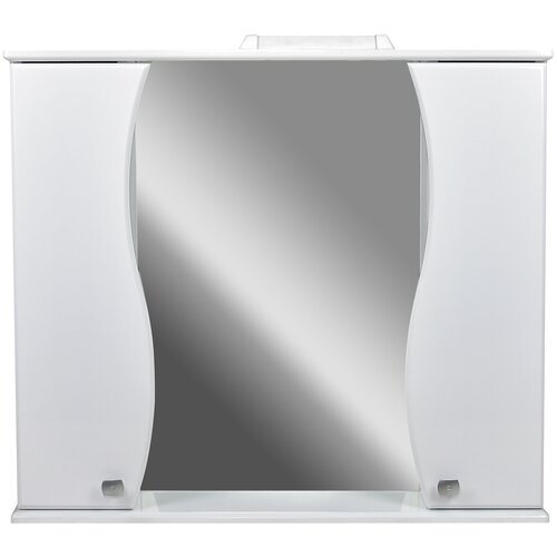 Зеркало-шкаф Элегант 85 DORATIZ, белый с подсветкой, 2711.051
