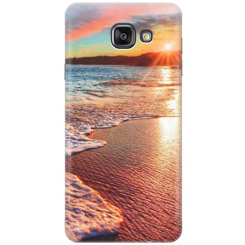 фото Силиконовый чехол на samsung galaxy a7 (2016) / самсунг а7 2016 с принтом "залитый светом пляж gosso