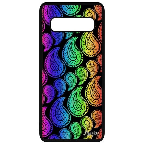 фото Противоударный чехол на телефон // galaxy s10 plus // "кружевной узор" пейсли стиль, utaupia, цветной