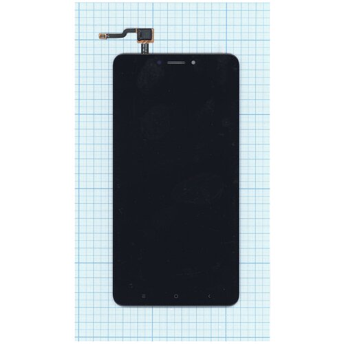 Дисплей для Xiaomi Mi Max 2 черный чехол книжка mypads для zte blade a530 на жёсткой металлической основе чёрный