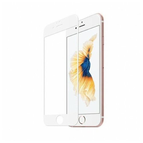 Защитное стекло для iPhone 6/6s Tempered Glass 2D белое