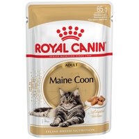 Royal Canin Maine Coon Adult влажный корм для взрослых кошек породы Мэйн Кун полнорационный кусочки в соусе 85г х 24 шт