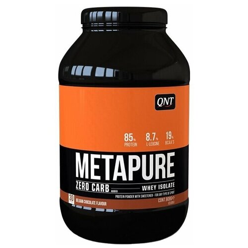 Протеин QNT Metapure Zero Carb (908 г) бельгийский шоколад qnt metapure zero carb 2000 гр лимон меренга