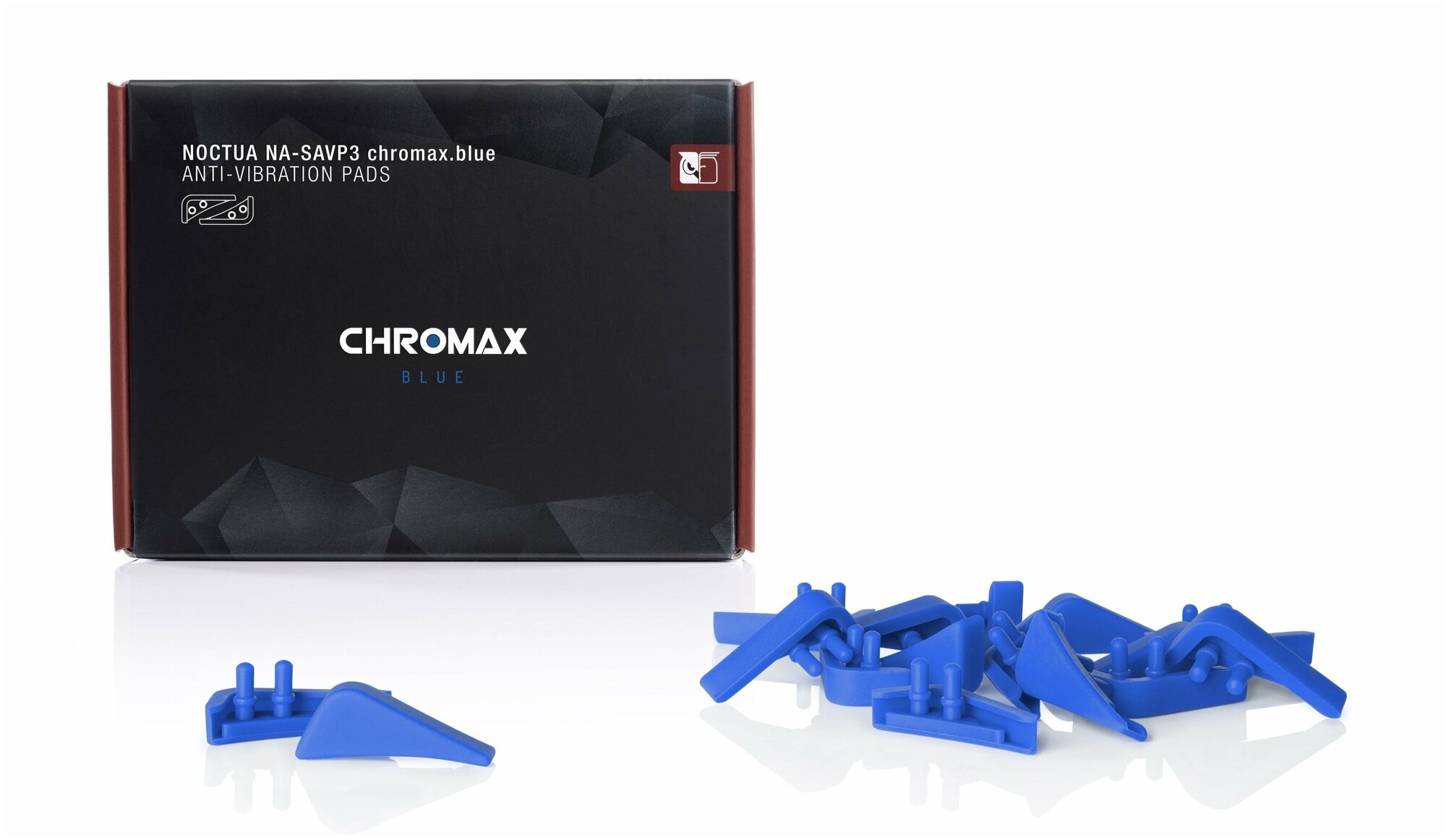 Резиновые уголки для вентиляторов Noctua NA-SAVP3 16шт Chromax Blue