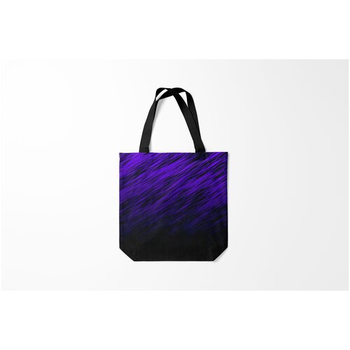 фото Сумка-шоппер / 40х40 см / тренды / абстракция штрихи burnettie