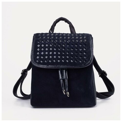 фото Рюкзак, отдел на молнии, 2 наружных кармана, цвет синий нет бренда