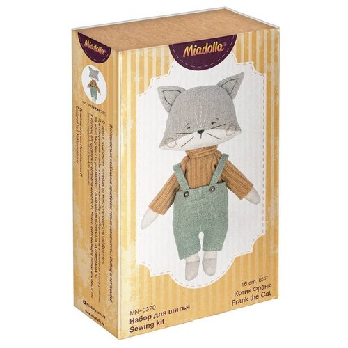 фото Набор для шитья (изготовления) игрушки "miadolla" mn-0320 котик фрэнк
