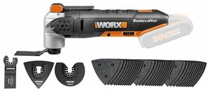 Реноватор аккумуляторный WORX WX696, 20В, 2Ач х1, ЗУ 2А, кейс