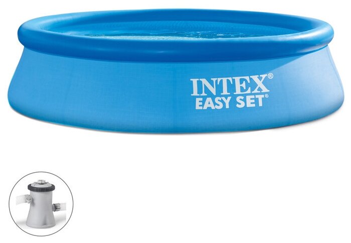 Бассейн надувной Easy Set, 305 х 76 см, фильтр-насос, 28122NP INTEX